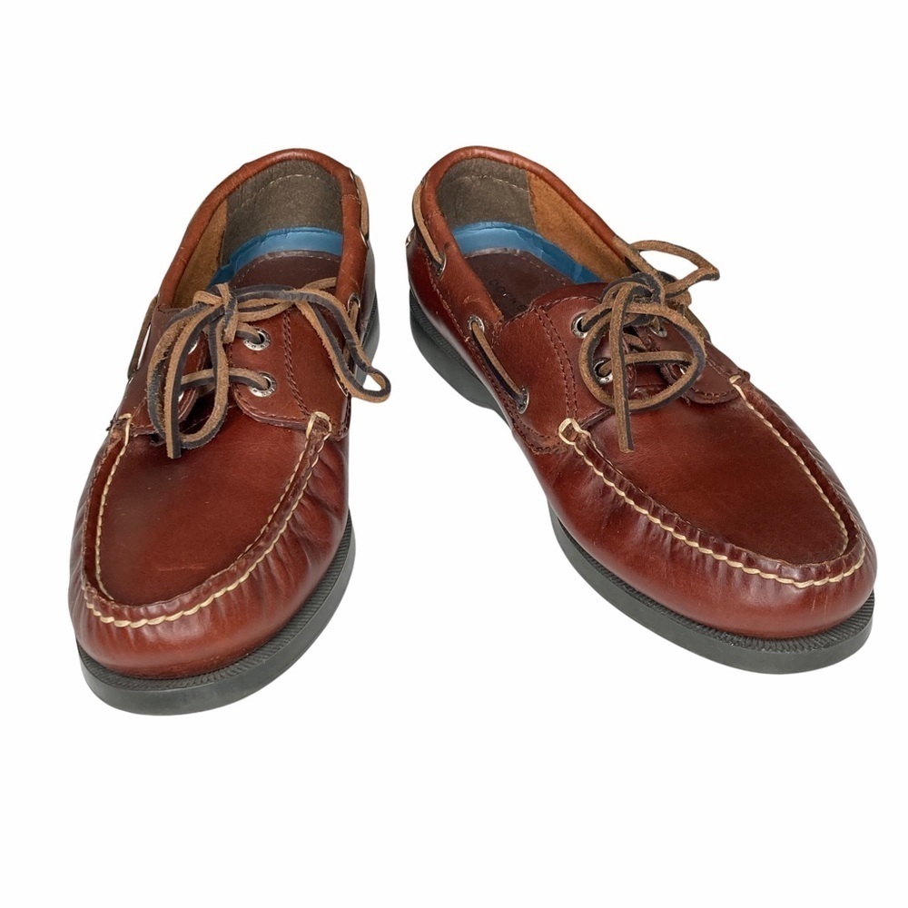 Dockers Chestnut Brown Leather Topsider Loafers